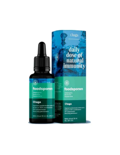 Chaga-Extrakt 12:1 (Inonotus obliquus), 30 ml – Foodsporen