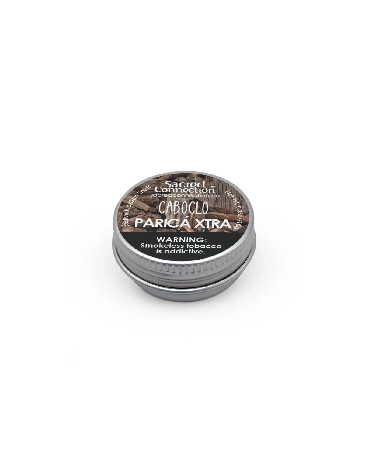 Rapé Caboclo – Paricá Xtra – geschlossene Dose mit Etikett