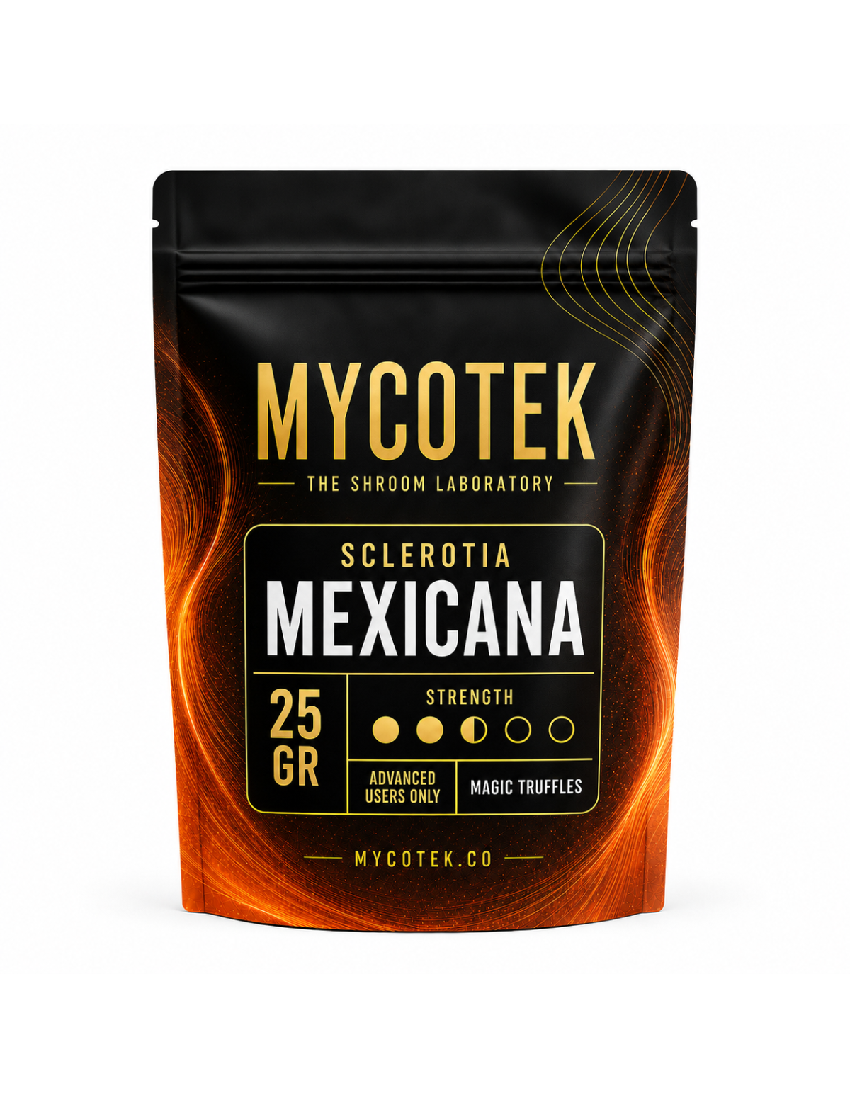 Magische Trüffel Psilocybe Mexicana – Mycotek – Packung mit 25 g, Vorderseite