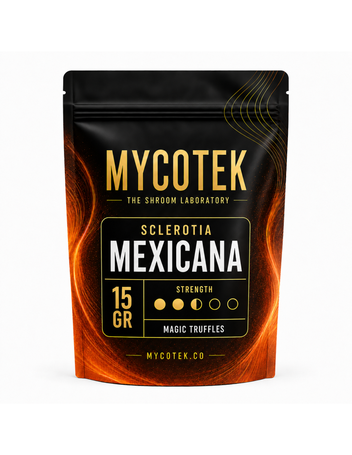 Magische Trüffel Psilocybe Mexicana – Mycotek – Packung mit 15 g, Vorderseite