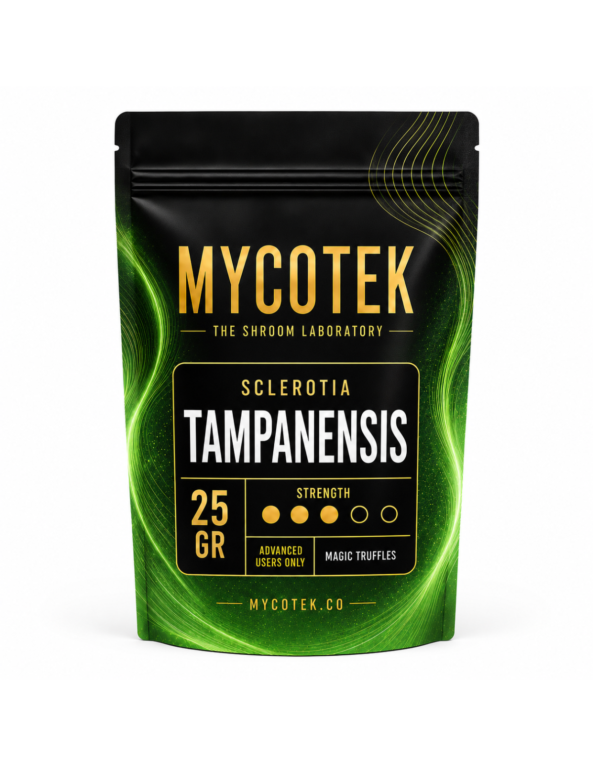 Magische Trüffel Psilocybe Tampanensis – Mycotek – Packung mit 25 g, Vorderseite
