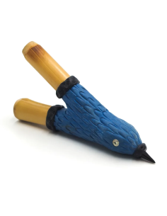 Bambus-Kuripe – Blauer Vogel