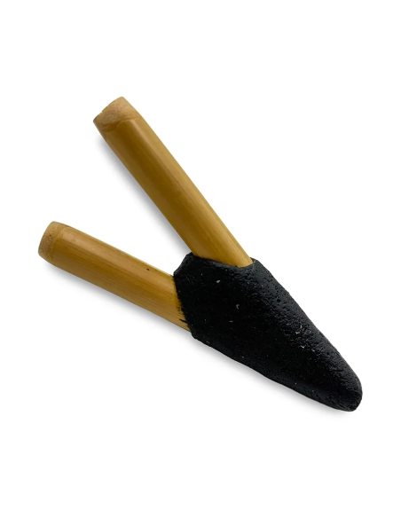 Bambus-Kuripe – Simple Black – Bambusröhren und schwarze Fassung
