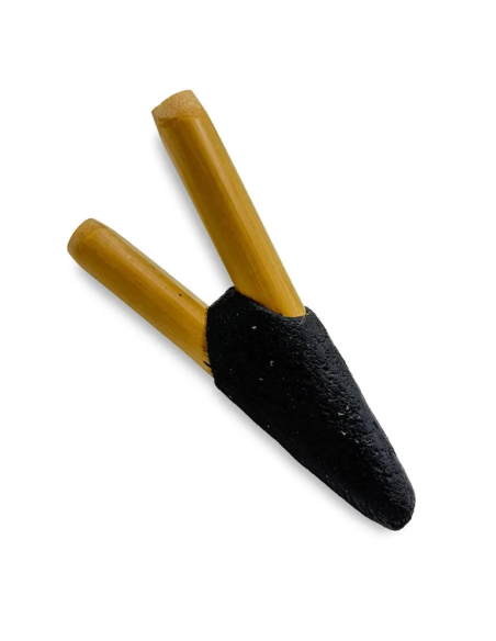 Bambus-Kuripe – Simple Black – schwarze Fassung, zweite Ansicht
