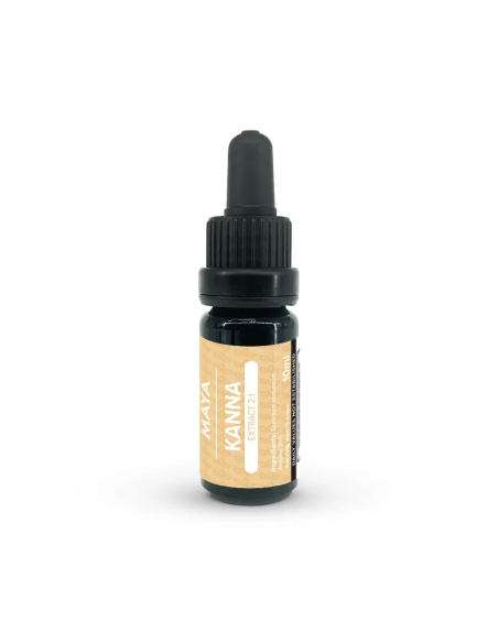Kanna-Tinktur 2:1 (Sceletium tortuosum) – 10 ml – Pipettenflasche mit Etikett
