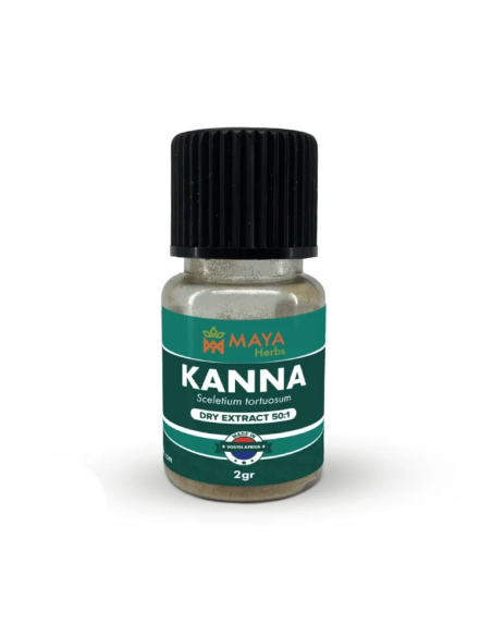 Kanna-Trockenextrakt 50:1 (Sceletium tortuosum) – Glas mit 2 g
