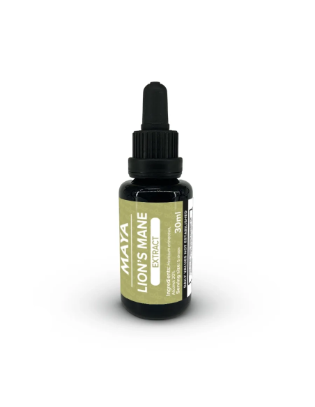 Igel-Stachelbart-Extrakt (Hericium erinaceus), 30 ml – Maya – Flasche