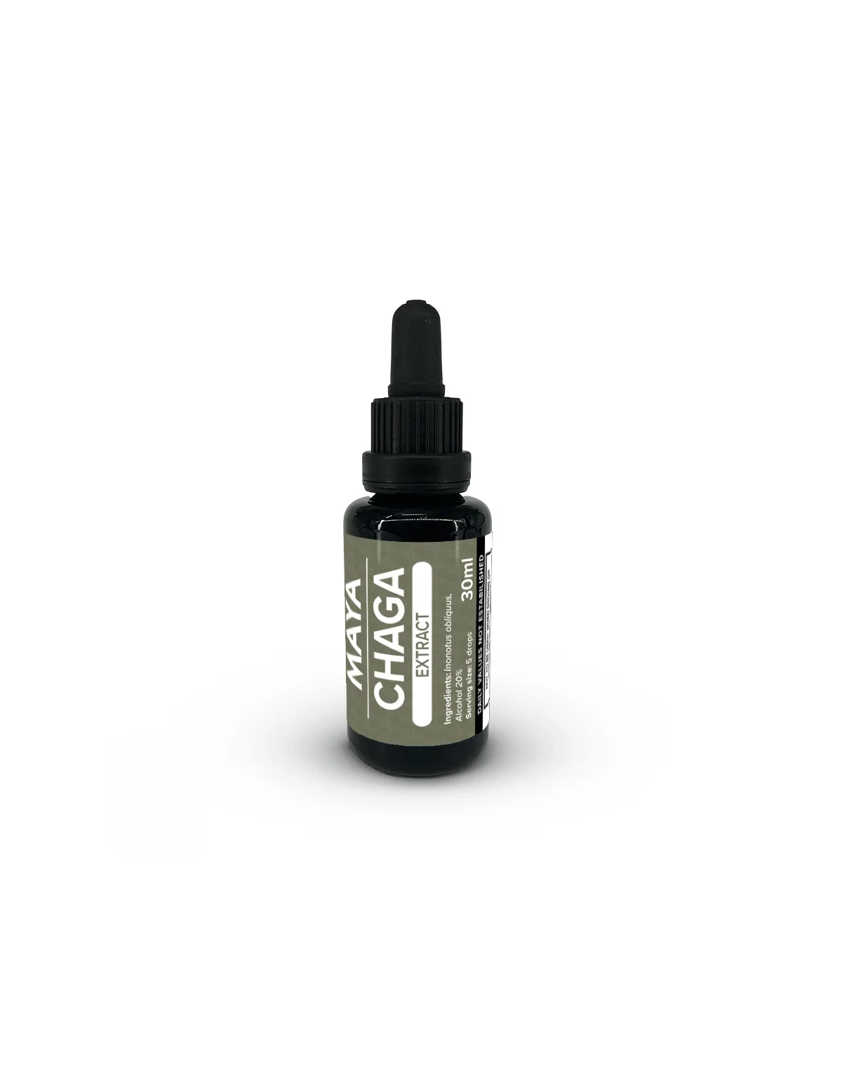 Chaga-Extrakt (Inonotus obliquus), 30 ml – Maya – Flasche
