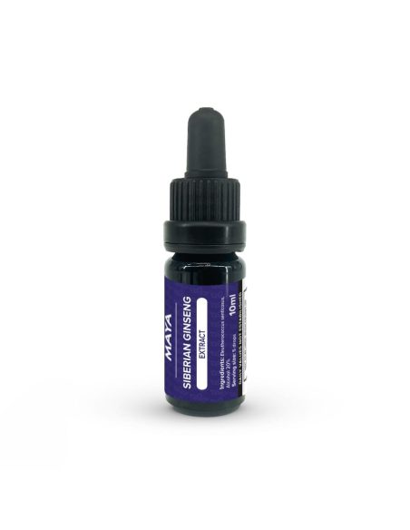 Sibirischer Ginseng-Extrakt (Eleutherococcus senticosus) – 10 ml – Flasche mit Etikett