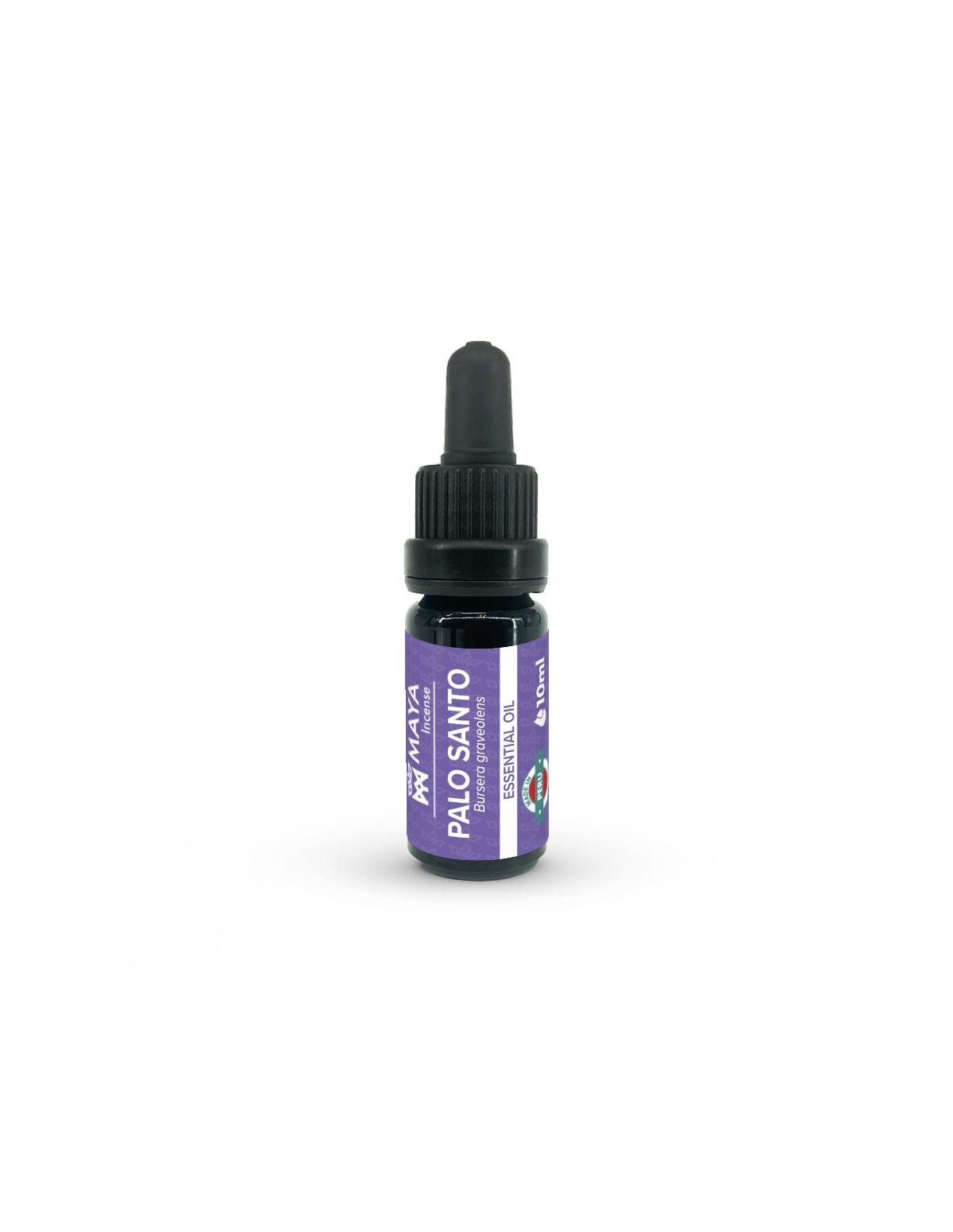 Ätherisches Palo-Santo-Öl (Bursera graveolens) – aus Peru – Pipettenflasche mit violettem Etikett