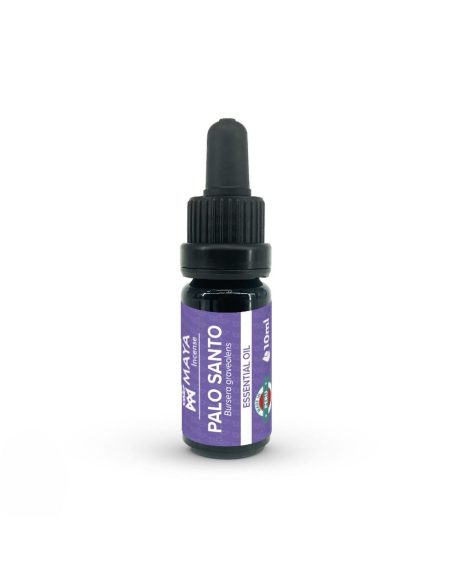 Ätherisches Palo-Santo-Öl (Bursera graveolens) – aus Peru – Pipettenflasche mit violettem Etikett