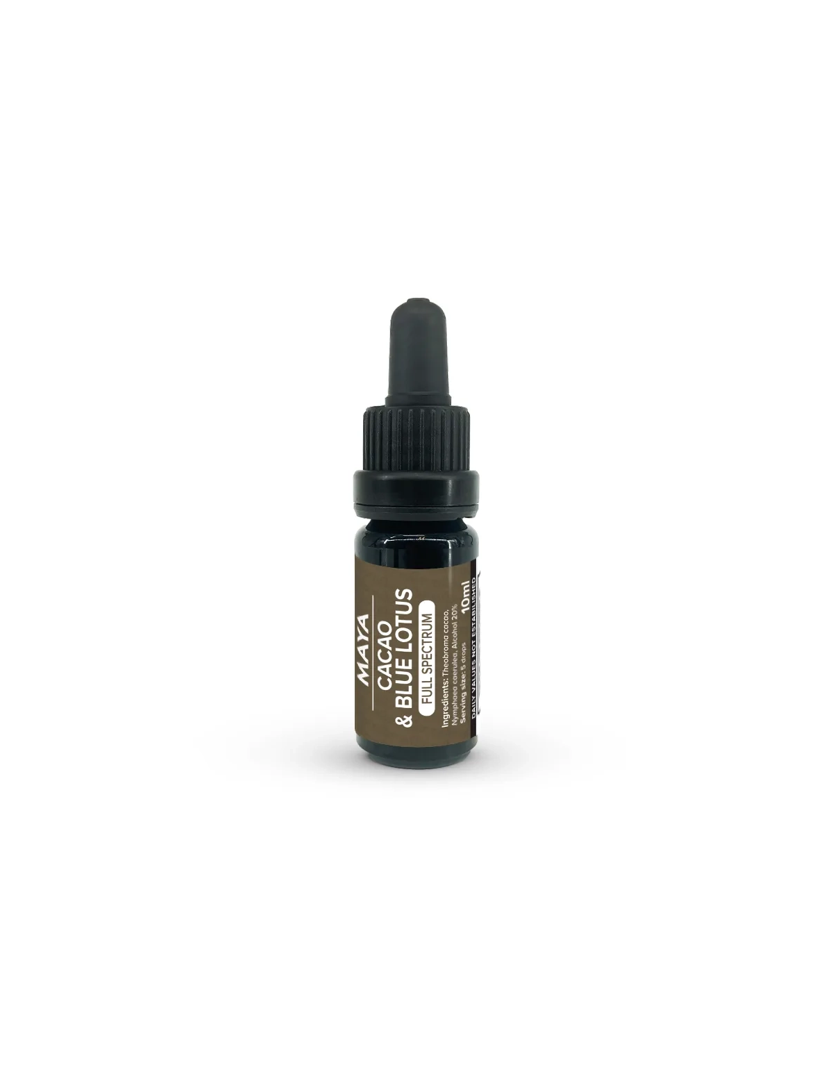 Kakao- und Blauer-Lotus-Extrakt, Full Spectrum, 10 ml – Maya – Flasche