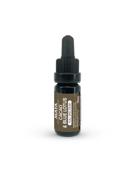 Kakao- und Blauer-Lotus-Extrakt, Full Spectrum, 10 ml – Maya – Flasche