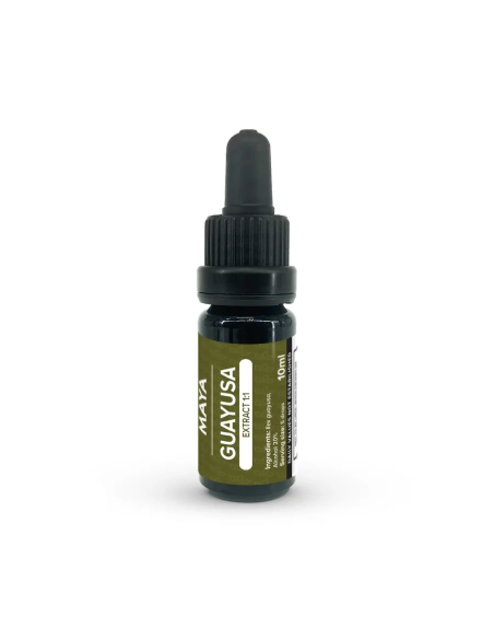 Guayusa-Extrakt 1:1 (Ilex guayusa) aus Ecuador, 10 ml – Maya – Flasche