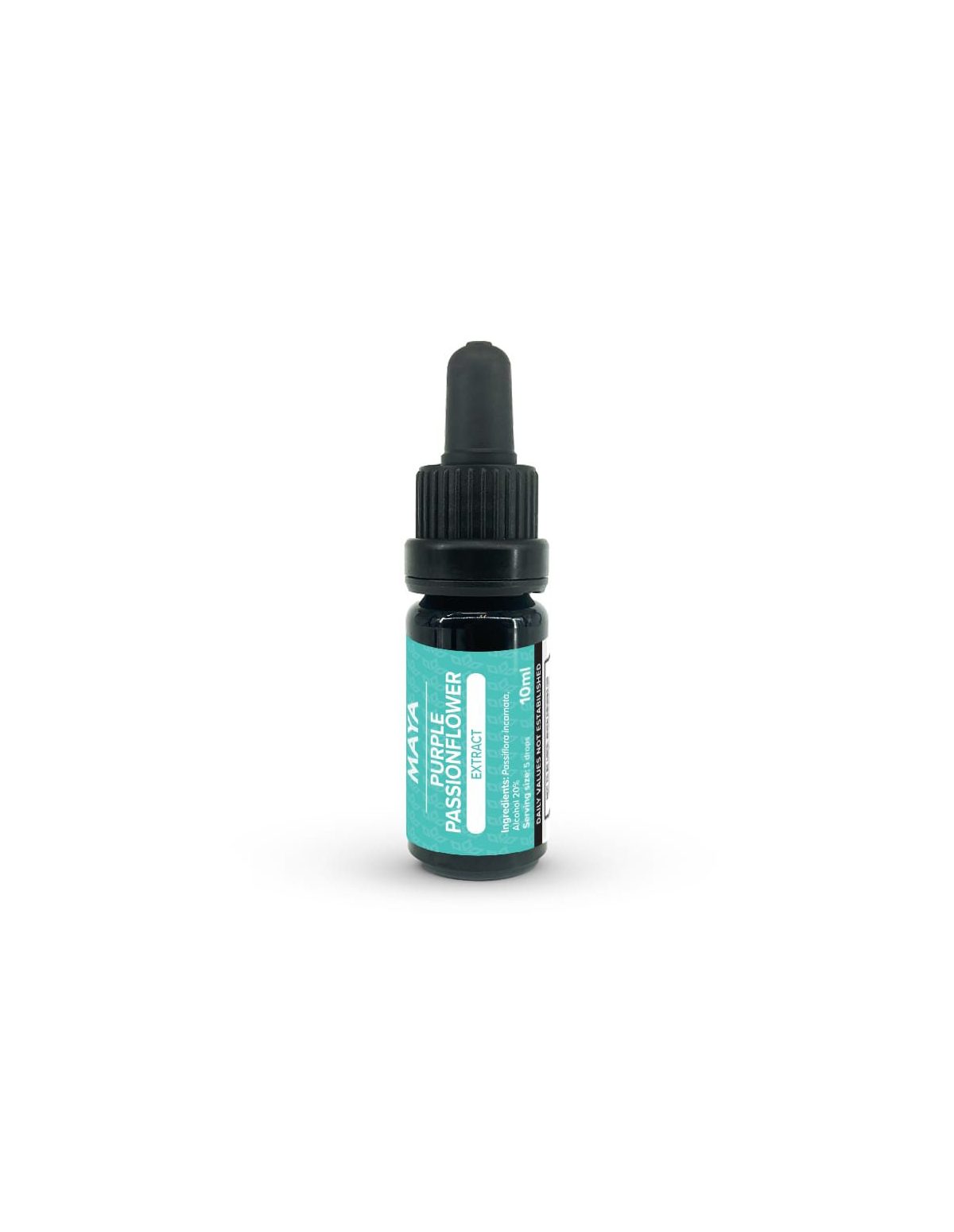 Purpur-Passionsblumen-Extrakt (Passiflora incarnata), 10 ml – Maya – Pipettenflasche mit Etikett