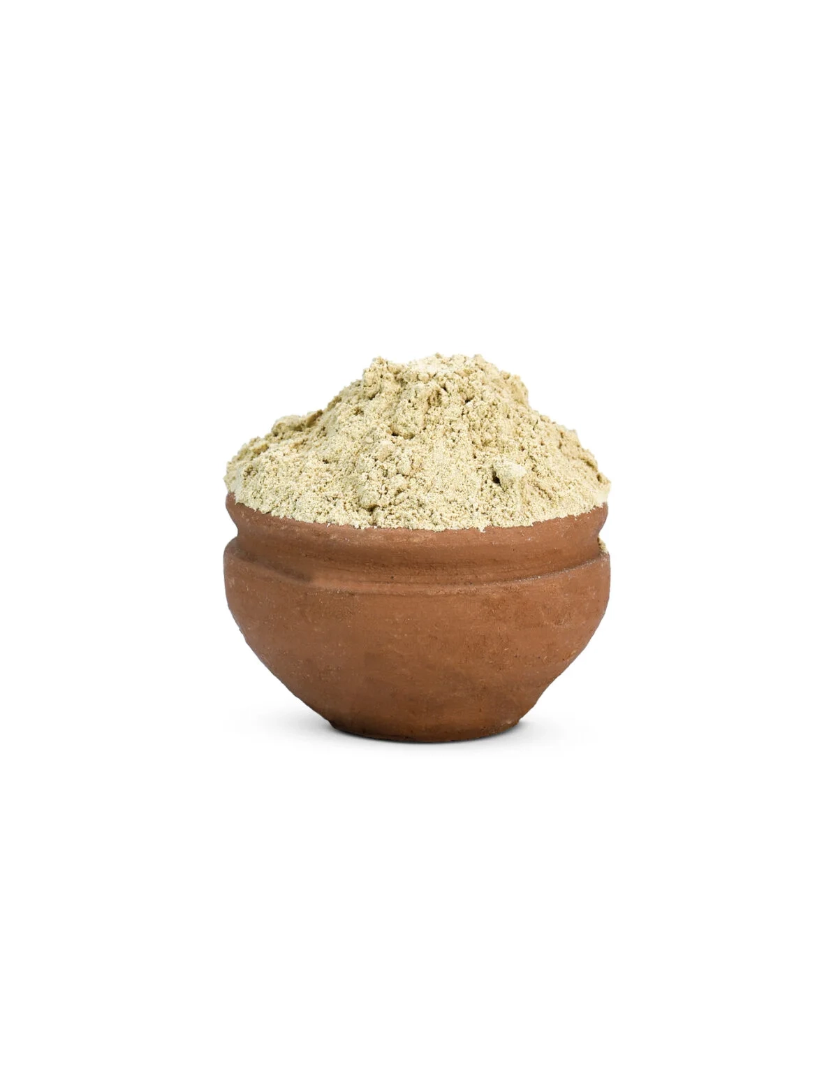 Maca – Lepidium meyenii – Wurzelpulver in der Nahaufnahme