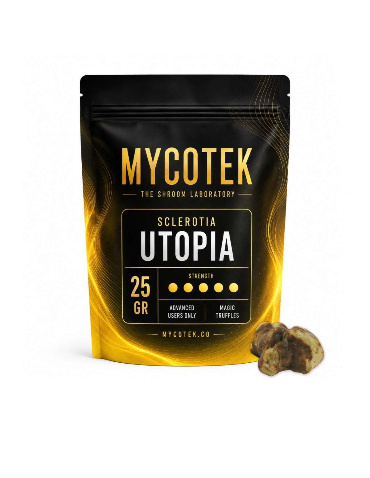 Magische Trüffel Psilocybe Utopia – Mycotek – Packung mit 25 g und einige Trüffel