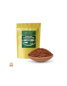 Afrikanisches Korallenholz aus Gabun – Holzspäne,...