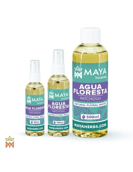 Patchouli-Blütenwasser – Agua Floresta, Pogostemon cablin – Flaschen mit 50, 100 und 500 ml
