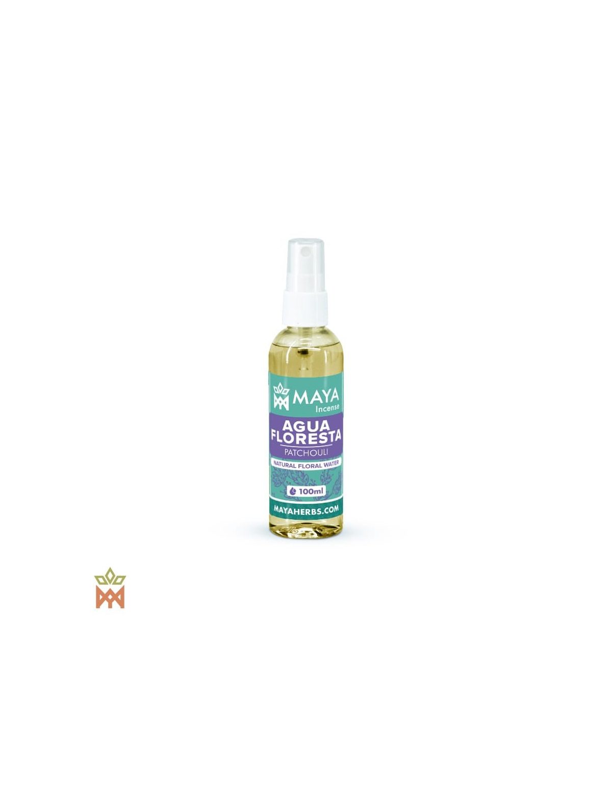 Patchouli-Blütenwasser – Agua Floresta, Pogostemon cablin – Sprühflasche mit 100 ml