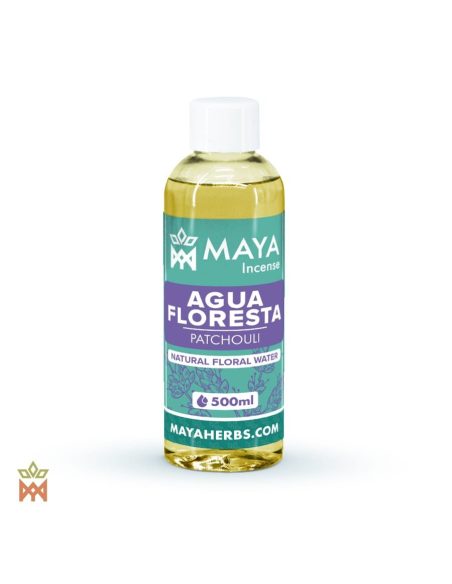 Patchouli-Blütenwasser – Agua Floresta, Pogostemon cablin – 500-ml-Flasche
