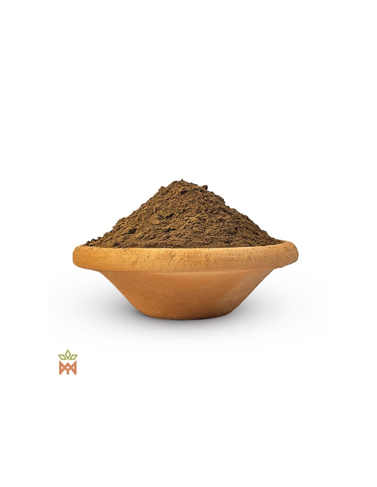 Arapiraca-Mapacho aus Brasilien – Blattpulver, Nicotiana rustica – Pulver in einer Tonschale
