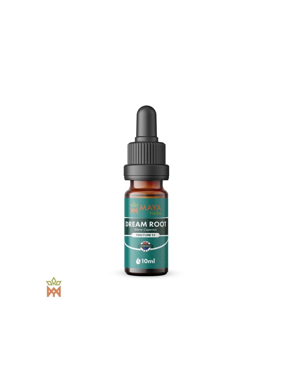 Traumwurzel-Tinktur (Silene capensis) – 10-ml-Pipettenfläschchen von Maya Herbs, Etikett Tincture 1:1