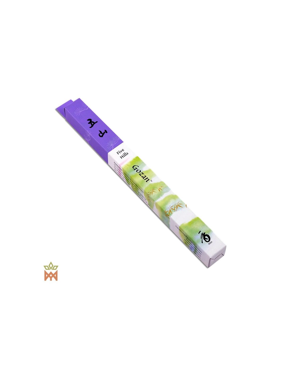 Shoyeido Daily Incense – Sieben japanische Duftvarianten – Schachtel Five Hills (Gozan)