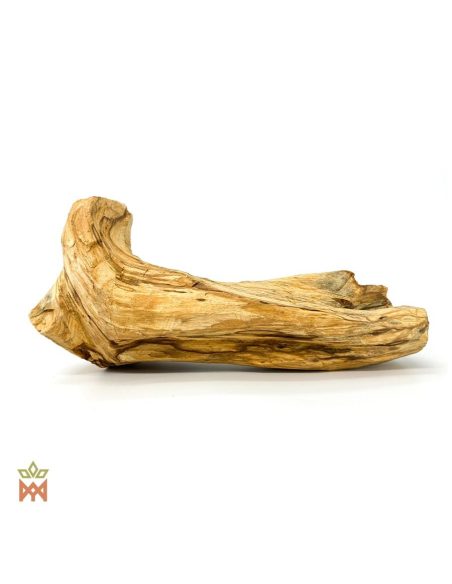 Palo Santo aus Peru – Ganze Holzscheite, Bursera graveolens – unregelmäßiges, verzweigtes Scheit, Seitenansicht