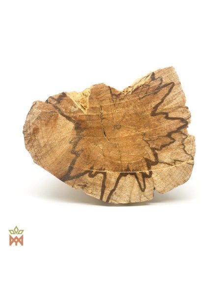 Palo Santo aus Peru – Ganze Holzscheite, Bursera graveolens – Schnittfläche eines Scheits, Detail