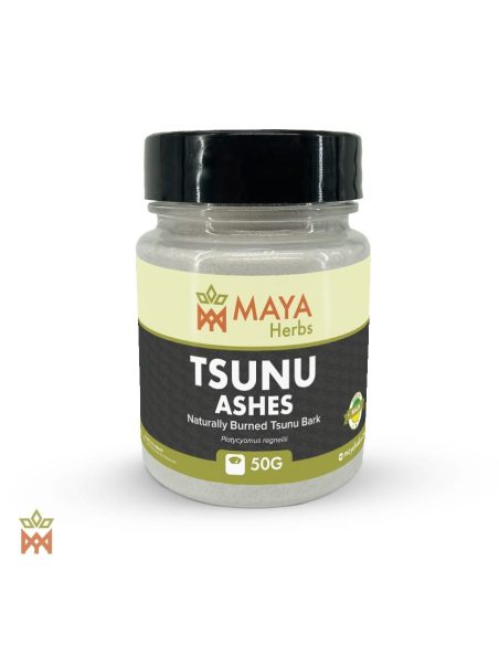 Yawanawá-Tsunu aus Brasilien – Rindenasche, Platycyamus regnellii – etikettierte Dose, Vorderansicht