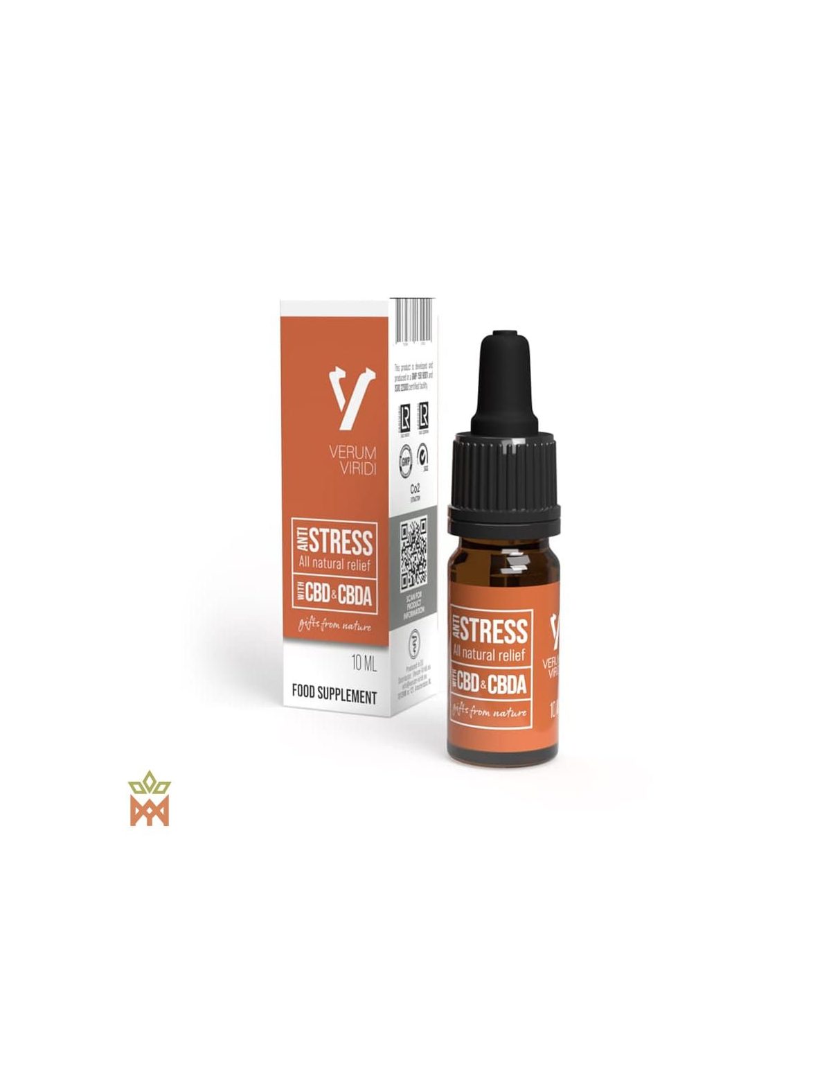 Verum Viridi Kamillenmischung, 10 ml – Faltschachtel und Pipettenflasche