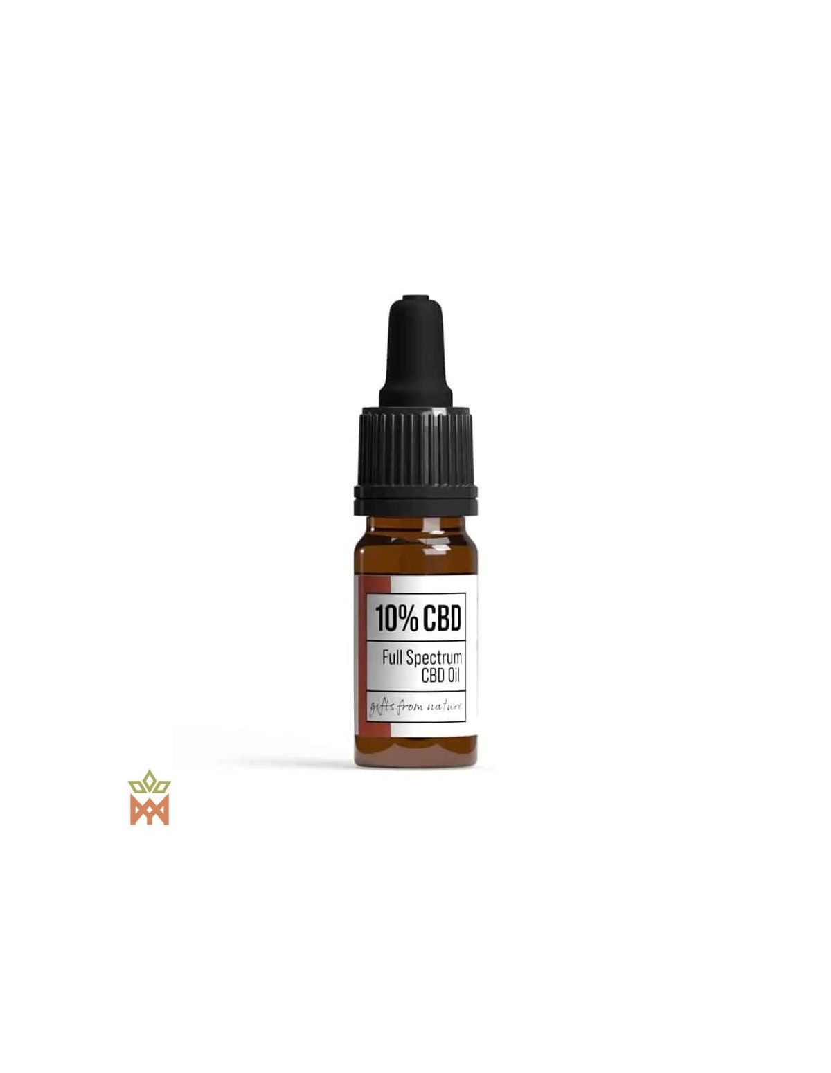 Verum Viridi CBD-Öl 10 %, Vollspektrum – Pipettenflasche mit Etikett