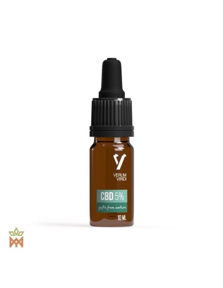 Verum Viridi CBD-Öl 5 %, Isolat – 10-ml-Pipettenflasche