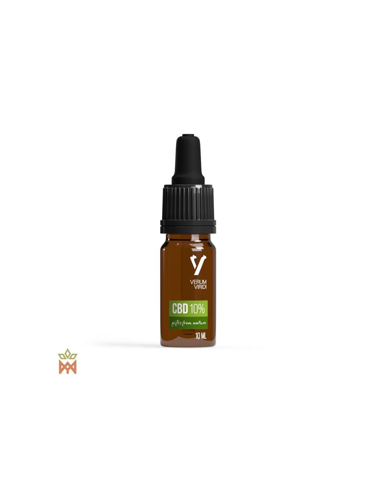 Verum Viridi CBD-Öl 10 %, Isolat – 10-ml-Pipettenflasche