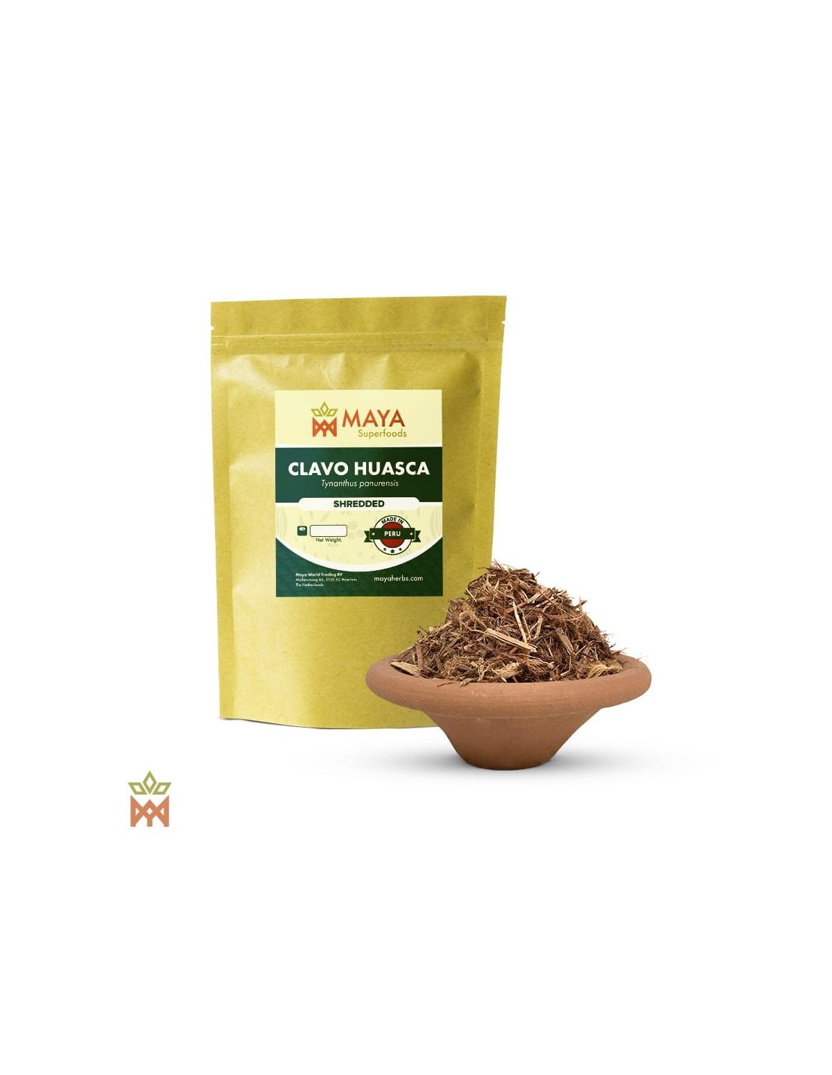 Peruanischer Clavo Huasca (Tynanthus panurensis) – Beutel von Maya Superfoods und zerkleinerte Liane