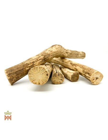 Ajo Sacha aus Peru (Mansoa alliacea) – ganze, hellbraune Holzstücke