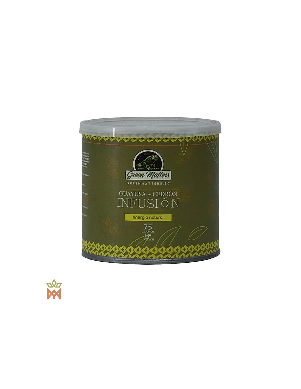 Guayusa und Cedrón aus Ecuador – Behälter von Green Matters, Guayusa + Cedrón, 75 g