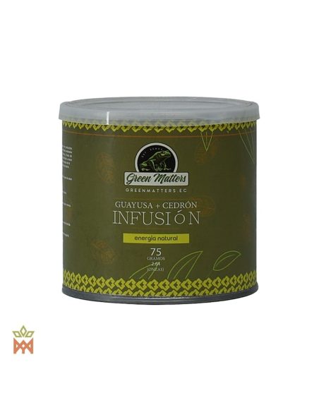 Guayusa und Cedrón aus Ecuador – Behälter von Green Matters, Guayusa + Cedrón, 75 g