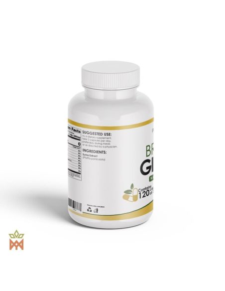 Suma-Kapseln aus Brasilien – Dose von Phytolumiar, Rückseite mit Zutatenliste