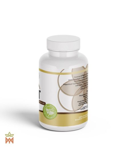 Peruanische Maca-Wurzelkapseln – Phytolumiar-Dose, Seitenansicht