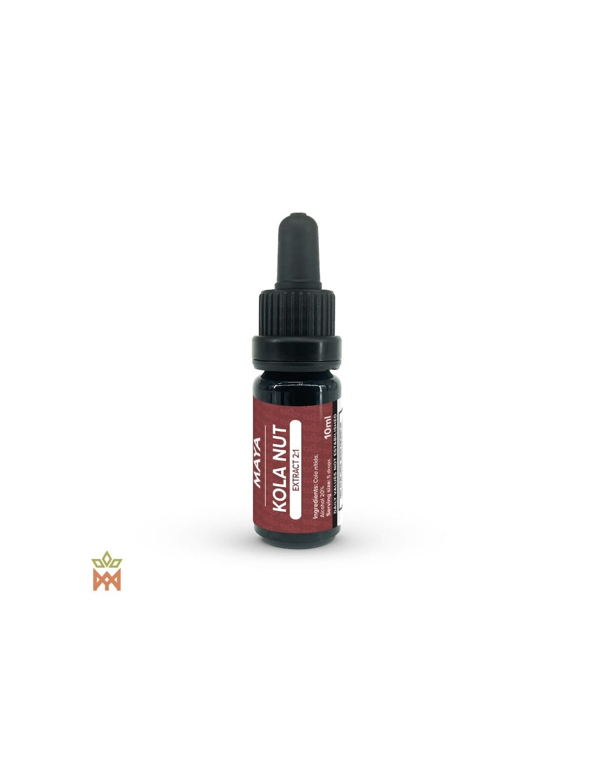 Kolanuss-Tinktur – 10-ml-Tropffläschchen von Maya, rotes Etikett Extract 2:1