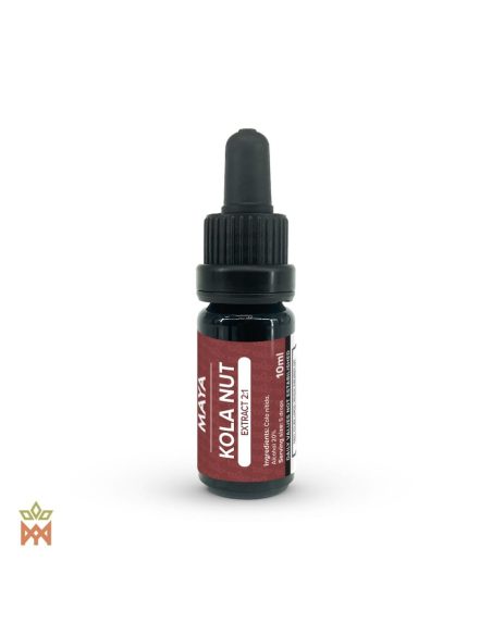 Kolanuss-Tinktur – 10-ml-Tropffläschchen von Maya, rotes Etikett Extract 2:1