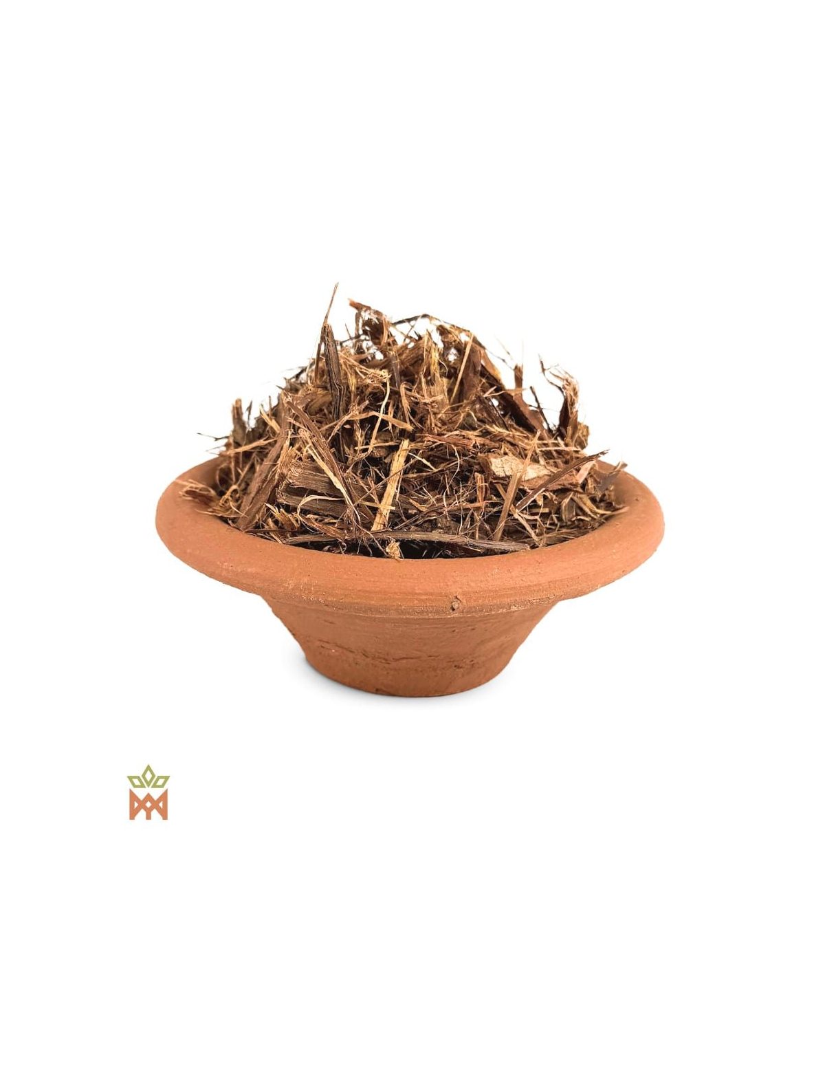 Katzenkralle (Uncaria tomentosa) – Lianenfasern in einer Tonschale