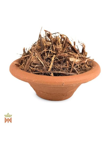 Katzenkralle (Uncaria tomentosa) – Lianenfasern in einer Tonschale