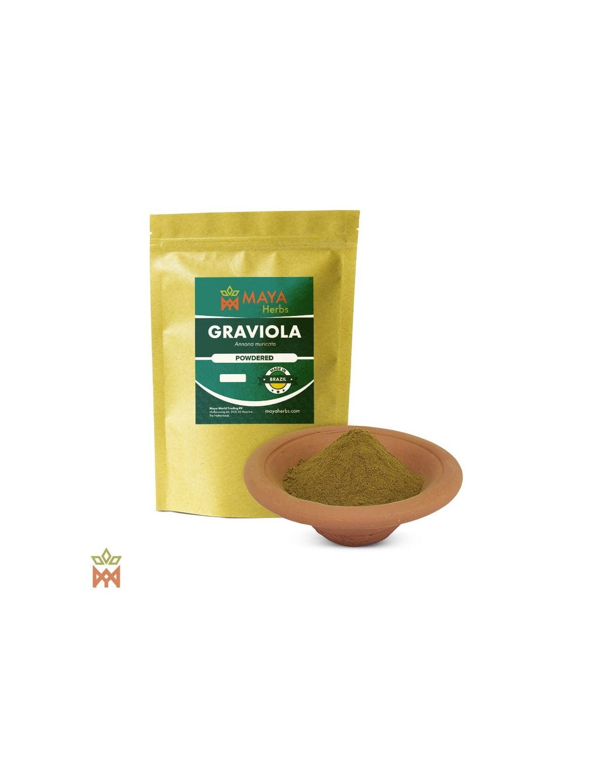Graviola aus Südafrika (Annona muricata) – Beutel von Maya Herbs und Blattpulver