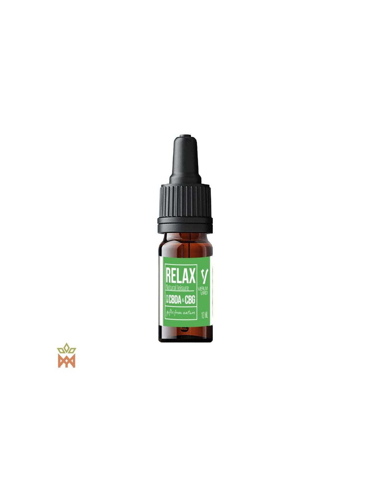 CBD- und CBDA-Blütentinktur – Verum-Viridi-Flasche mit Pipette, 10 ml