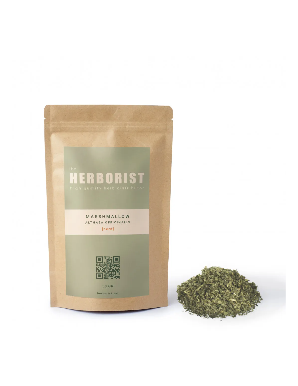 Echter Eibisch (Althaea officinalis) – getrocknetes Kraut – Herborist-Beutel und Kraut