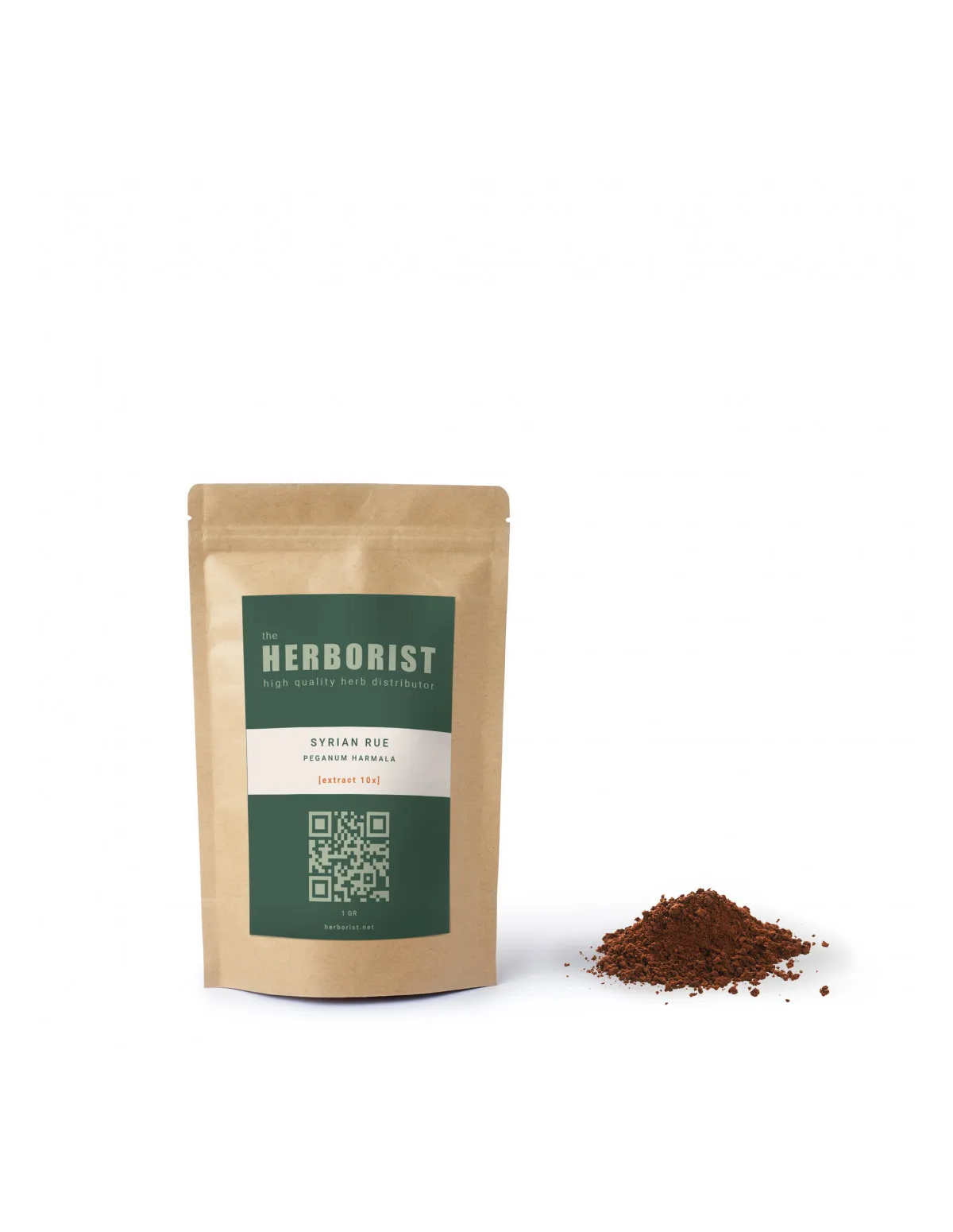 Steppenraute-Extrakt 10x (Peganum harmala) – Herborist-Beutel und Pulver