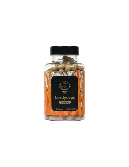 Cordyceps – McMyco, 120 Kapseln – Dose, Etikett von vorne
